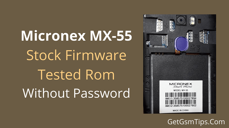 Micronex MX-55 Flash File