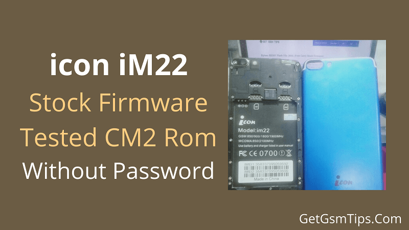 icon iM22 Flash File