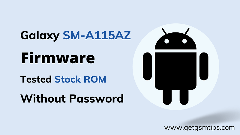 Samsung SM-A115AZ Firmware