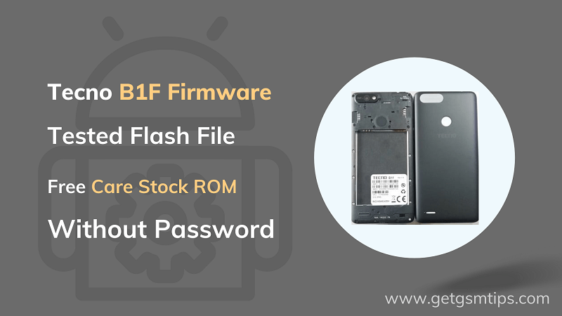 Tecno B1F Flash File