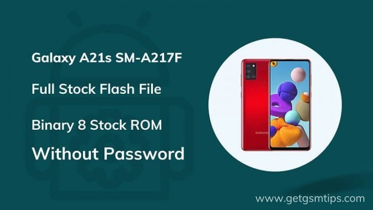 Samsung Galaxy A21s SM-A217F Binary 8 Full Firmware