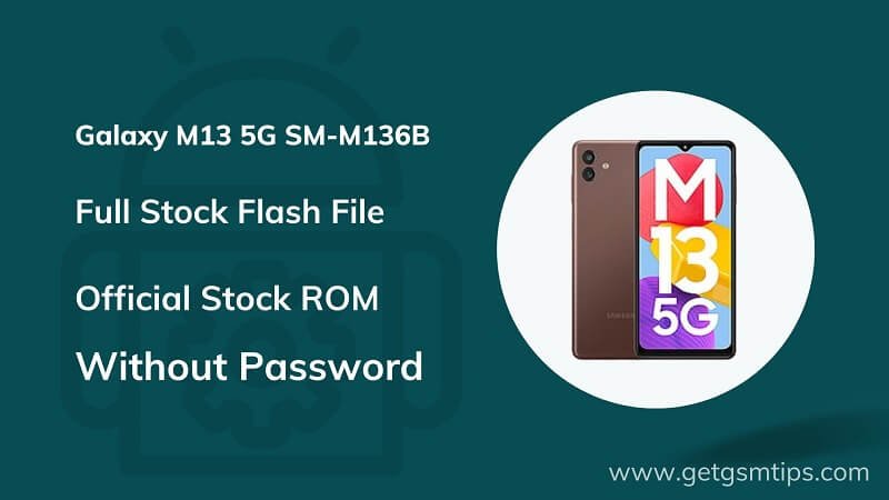 Samsung M13 5G SM-M136B Flash File