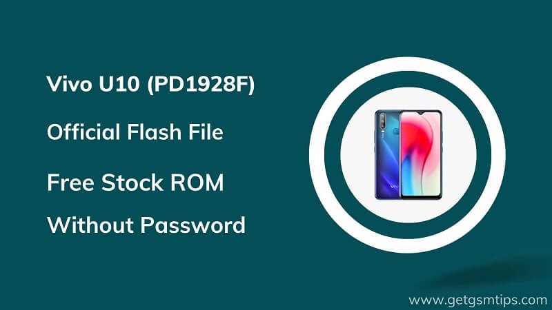 Vivo U10 (PD1928F) Firmware