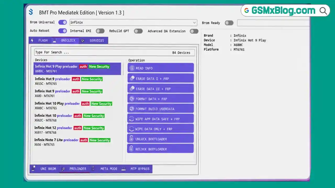 BMT MediaTek Tool v1.3 Free Download (With Loader)