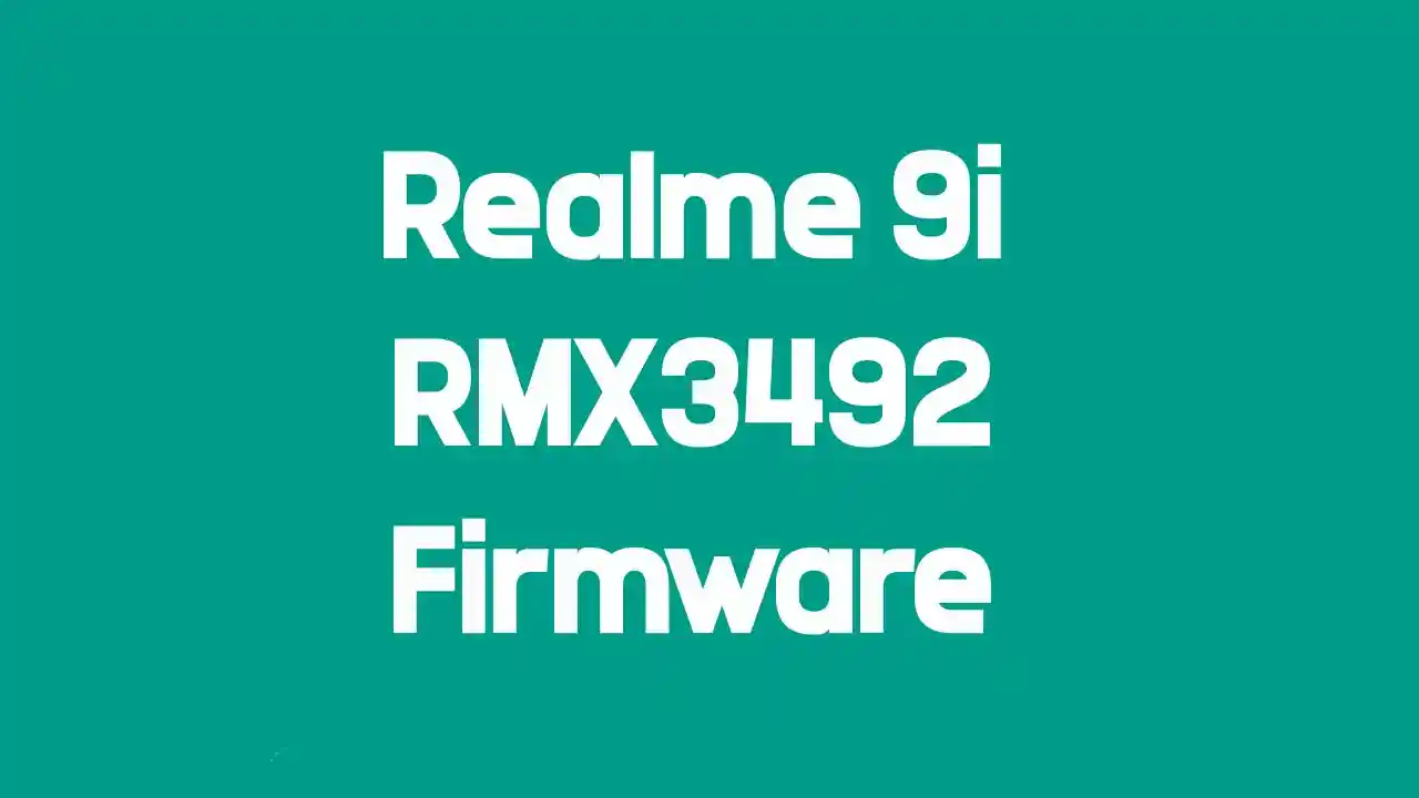 Realme 9i RMX3492 Firmware