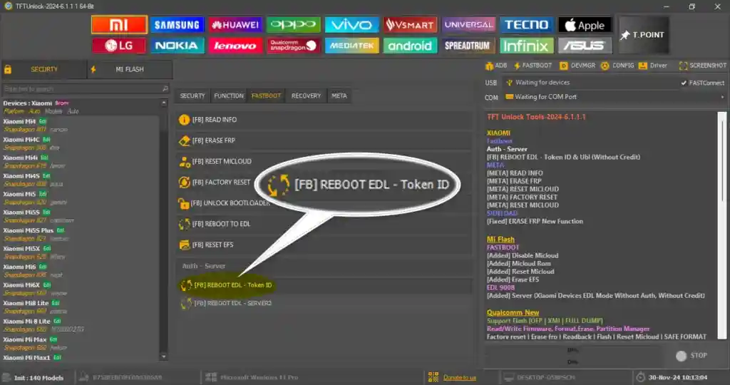 TFT Unlock Tool